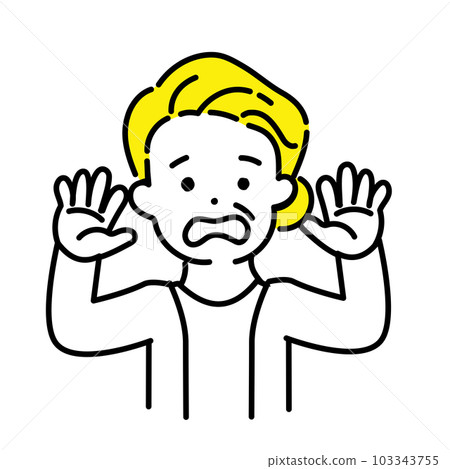 插圖系列可愛的人_高級女人_放棄 103343755