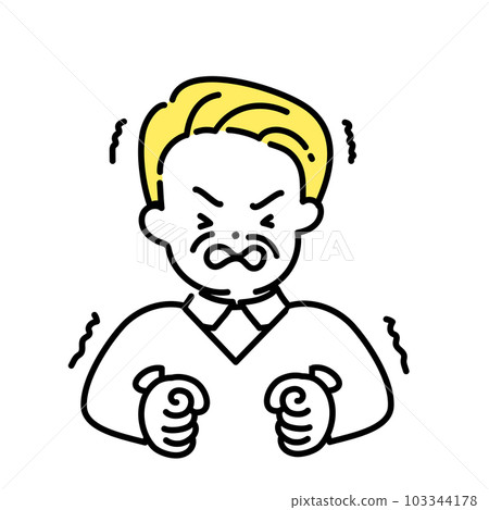 插圖系列可愛的人_高級男人_忍受 103344178