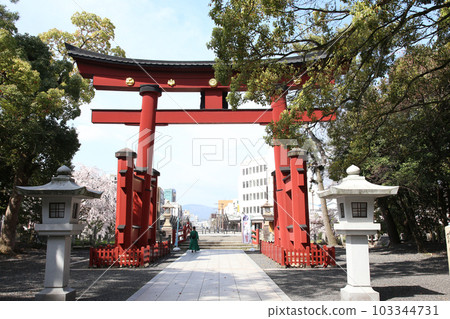 Kehi Jingu Kehi Jingu Tsuruga City Tsuruga Fukui Prefecture Kanpei Taisha Sakura Spring Otorii 103344731
