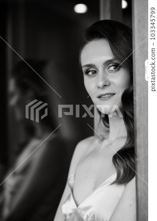 morning of the bride and her preparations morning of the bride and her preparations 103345799