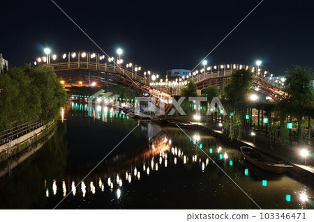 Fantasy of Suigo Itako Ayame Sonomitsu Maekawa night scenery (light up) 103346471