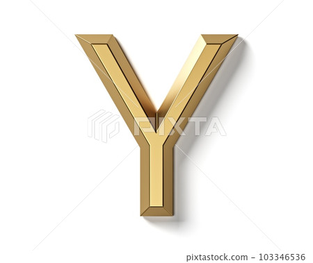 Letters made of gold 103346536
