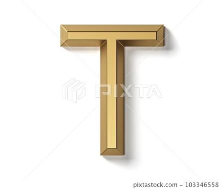 Letters made of gold 103346558