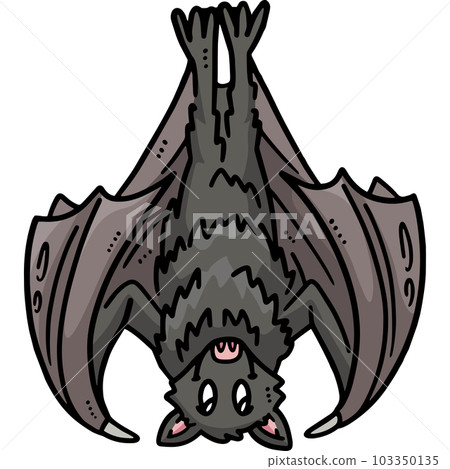 Mother Bat Cartoon Colored Clipart Illustration Mother Bat Cartoon Colored Clipart Illustration 103350135
