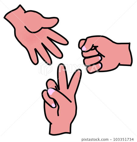 石頭剪刀布 gochokipa 三人組插畫 石頭剪刀布 gochokipa 三人組插畫 103351734