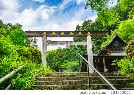 京都市山科區日向神社的鳥居 京都市山科區日向神社的鳥居 103353002