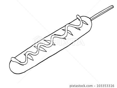 法蘭克福素描線描插圖 103353316