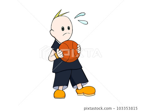 to a basketball player to a basketball player 103353815