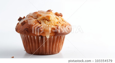 Muffins with blueberries on a white background Muffins with blueberries on a white background 103354579