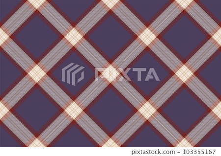 Tartan plaid background, diagonal check seamless pattern. Vector fabric texture for textile print, wrapping paper, gift card, wallpaper. Tartan plaid background, diagonal check seamless pattern. Vector fabric texture for textile print, wrapping paper, gift card, wallpaper. 103355167