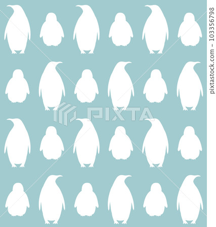 Vector seamless pattern of emperor penguin Vector seamless pattern of emperor penguin 103356798