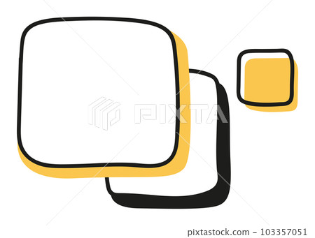 Journal doodle icon. Hand drawn banner or element for notebook, diary and planner. Doodle scribble style. Vector illustration Journal doodle icon. Hand drawn banner or element for notebook, diary and planner. Doodle scribble style. Vector illustration 103357051
