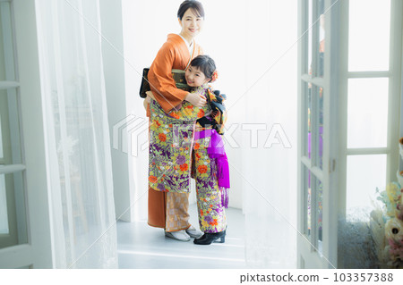 Parent and child kimono photo studio Shichigosan 103357388