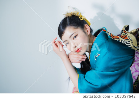 Furisode long hair 103357642