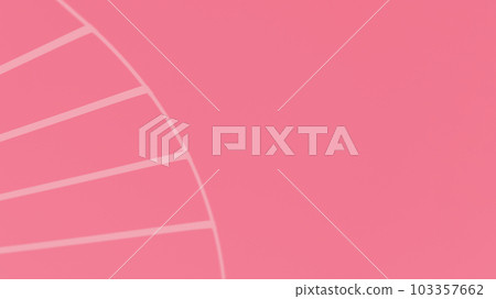 Pink geometric background with stripes in a semicircle in the left part of the photo, panorama Pink geometric background with stripes in a semicircle in the left part of the photo, panorama 103357662
