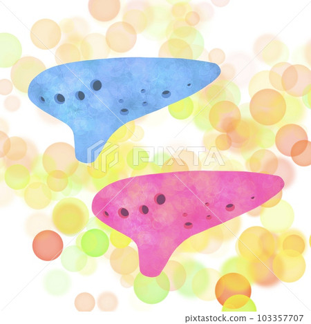 陶笛的簡單插圖 103357707