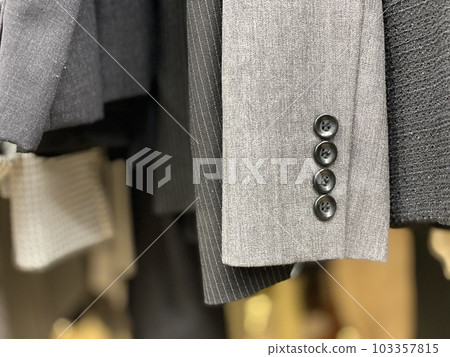 Row of suit sleeve buttons Row of suit sleeve buttons 103357815
