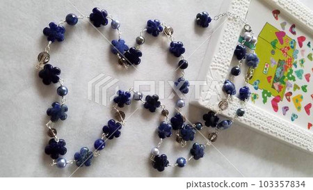 花方鈉石項鍊(長)B 花方鈉石項鍊(長)B 103357834