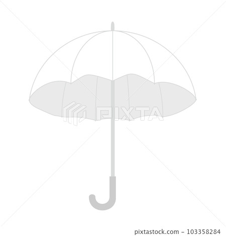 Illustration of a transparent vinyl umbrella 103358284