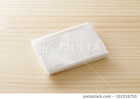 pocket tissue on the table pocket tissue on the table 103358750