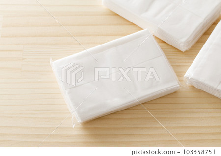 pocket tissue on the table pocket tissue on the table 103358751