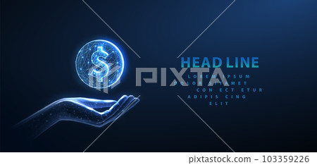 Digital i on blue background. Vector isolated icon. Digital i on blue background. Vector isolated icon. 103359226