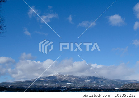 Mount Adatara from Adatara Service Area, Fukushima Prefecture Mount Adatara from Adatara Service Area, Fukushima Prefecture 103359232