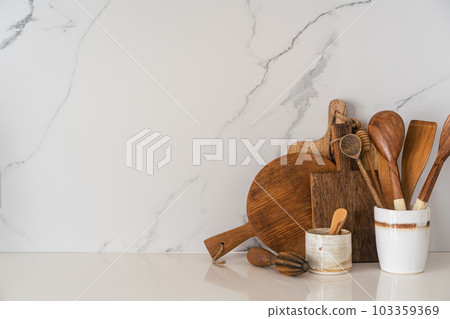 Kitchen utensils background 103359369