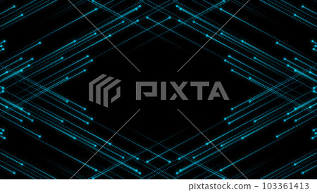 Data connection speed lines technology abstract background Digital fiber hi tech concept Blue light streak, fiber optic Technology background led fibers Speed digital lights 3d rendering 103361413