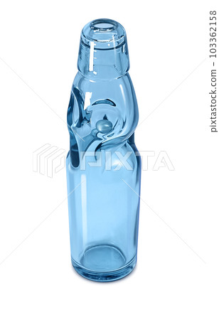 Ramune bottle illustration realistic 103362158