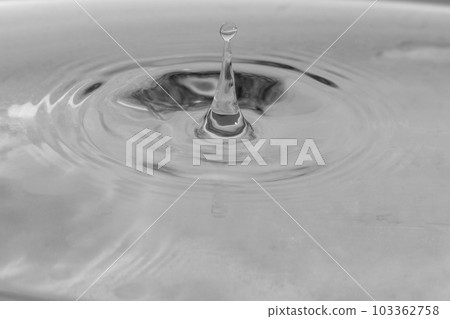 falling drops in water 103362758
