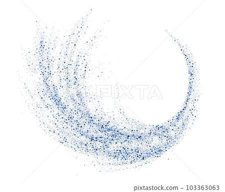 Abstract shiny blue glitter design element Abstract shiny blue glitter design element 103363063