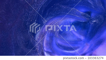 Blue shiny flow paint abstract backdrop. Swirl, flow Bright blue fluid art. Colors ink in motion. Purple-blue mix, splash liquid. Colorful shimmering acrylic. Floating glow particle. Sparkle shine Blue shiny flow paint abstract backdrop. Swirl, flow Bright blue fluid art. Colors ink in motion. Purple-blue mix, splash liquid. Colorful shimmering acrylic. Floating glow particle. Sparkle shine 103363274