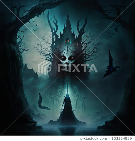 Nightmare, horror, nightmare. Generative AI 103364939