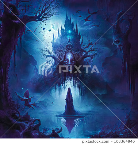 Nightmare, horror, nightmare. Generative AI 103364940