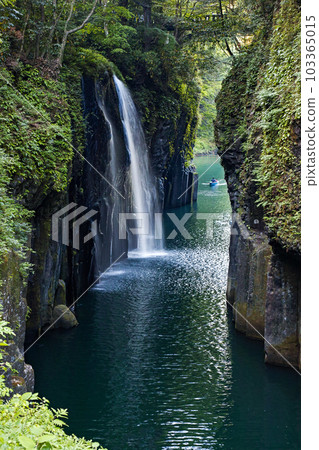 Miyazaki Prefecture / Takachiho Gorge's fresh green "Manai Falls" Miyazaki Prefecture / Takachiho Gorge's fresh green "Manai Falls" 103365015