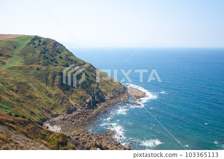 Gulf of Biscay view from cape Villano, Spain 103365113