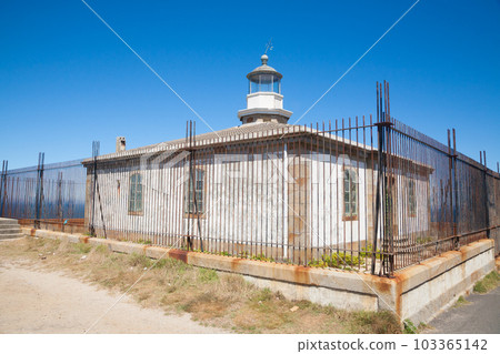 Tourinan lighthouse view, Galicia, Costa da Morte, Spain. Tourinan lighthouse view, Galicia, Costa da Morte, Spain. 103365142