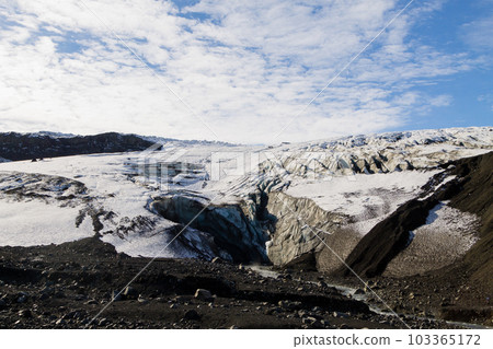 Vatnajokull glacier near Kverfjoll area, Iceland nature Vatnajokull glacier near Kverfjoll area, Iceland nature 103365172