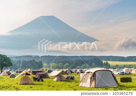 "Shizuoka Prefecture" Campsite with Mt. Fuji view "Shizuoka Prefecture" Campsite with Mt. Fuji view 103365278