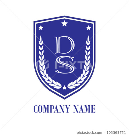 Abstract logo with text on an isolated background Abstract logo with text on an isolated background 103365751