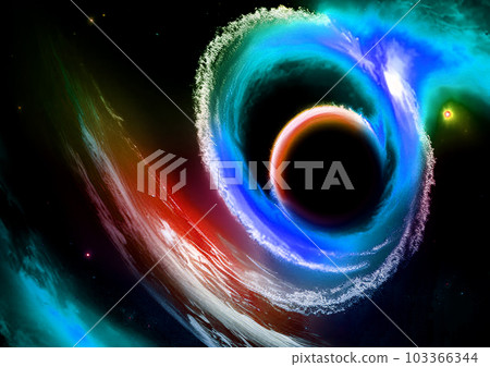 galaxy in a free space. 3D rendering galaxy in a free space. 3D rendering 103366344