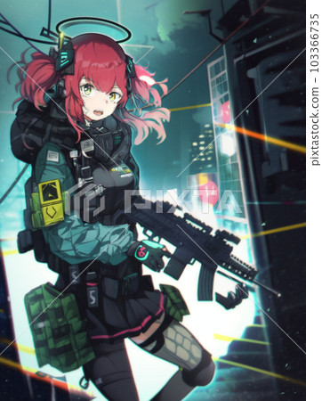 穿戰鬥服的女孩 103366735