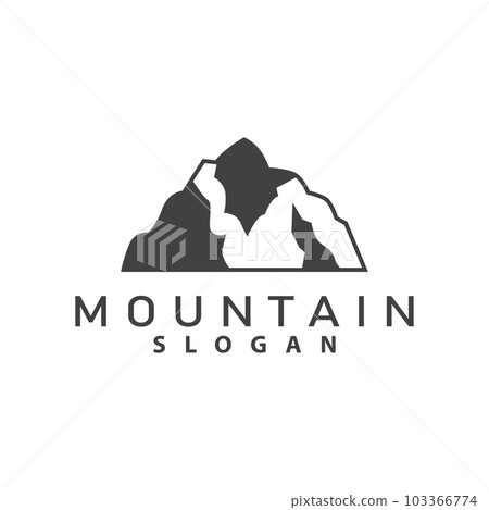 Mountain Logo, Nature Landscape Vector, Premium Elegant Simple Design, Illustration Symbol Template Icon 103366774
