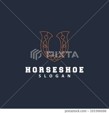 Horseshoe Logo, Horse Vector Vintage Elegant Old Retro Texsas Design, Silhouette Symbol Icon Horseshoe Logo, Horse Vector Vintage Elegant Old Retro Texsas Design, Silhouette Symbol Icon 103366886