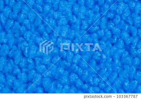 Blue microfiber cleaning cloth - close up, top view Blue microfiber cleaning cloth - close up, top view 103367787