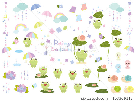 June rainy season material set 103369113