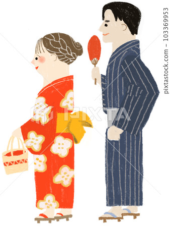 Men and women at the summer festival 103369953
