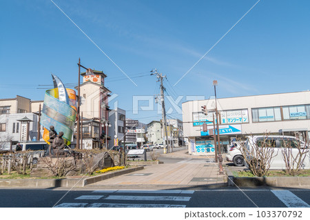 站前風景 信州中野站 103370792