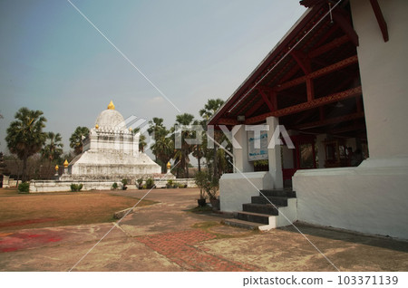 The Lotus Stupa also known as "That Pathum" is one of the unique features of Wat Wisounrat is the Watermelon Stupa, known as That Makmo. which is a circular. The temple was originally built in1512 . The Lotus Stupa also known as "That Pathum" is one of the unique features of Wat Wisounrat is the Watermelon Stupa, known as That Makmo. which is a circular. The temple was originally built in1512 . 103371139